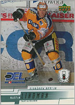 DEL 2000 / 01 Upper Deck - No 72 - Martin Lindman