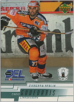 DEL 2000 / 01 Upper Deck - No 73 - Chris Govedaris