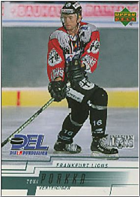 DEL 2000/01 Upper Deck - No 77 - Toni Porkka