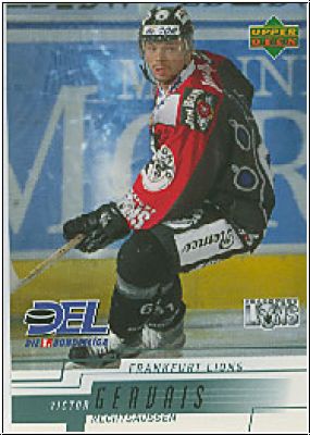 DEL 2000/01 Upper Deck - No 83 - Victor Gervais