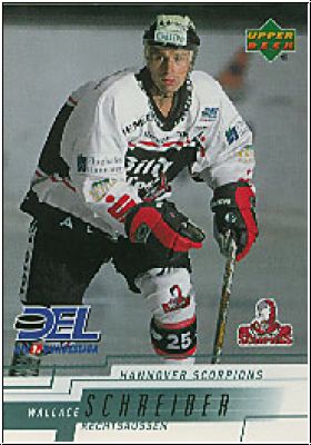 DEL 2000 / 01 Upper Deck - No 93 - Wallace Schreiber