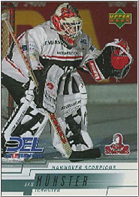 DEL 2000/01 Upper Deck - No 99 - Jan Münster