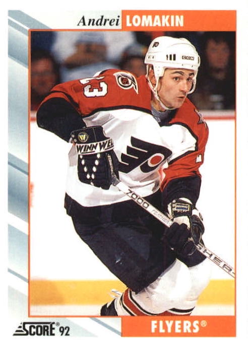 NHL 1992 / 93 Score - No 129 - Andrei Lomakin