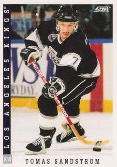 NHL 1993 / 94 Score Canadian - No 126 - Tomas Sandstrom