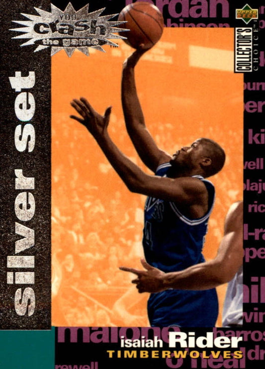 NBA 1995-96 Collector's Choice Crash the Game Scoring Silver Redemption - No C12 - Isaiah Rider