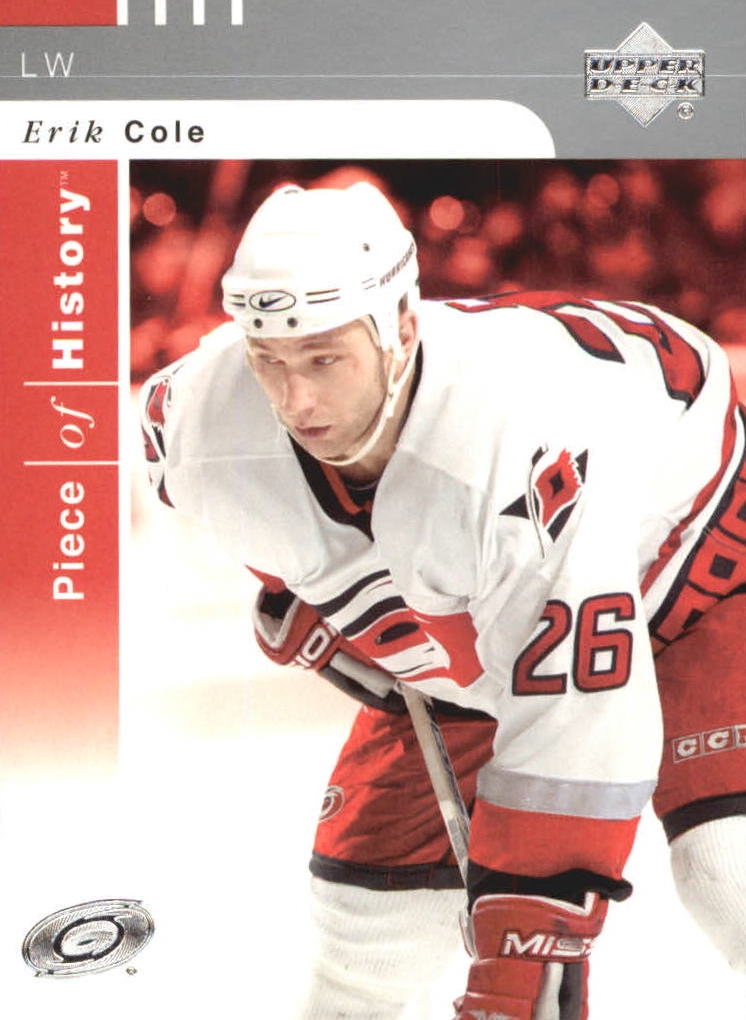 NHL 2002-03 UD Piece of History - No 12 - Erik Cole