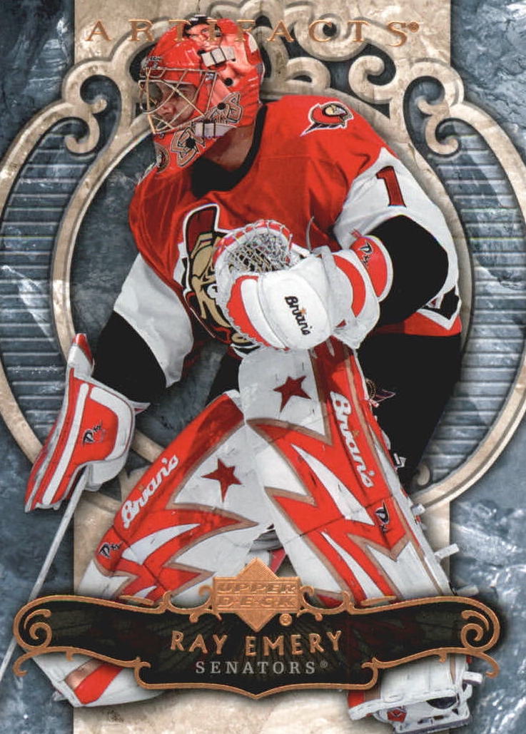 NHL 2007-08 Artifacts - No 12 - Ray Emery