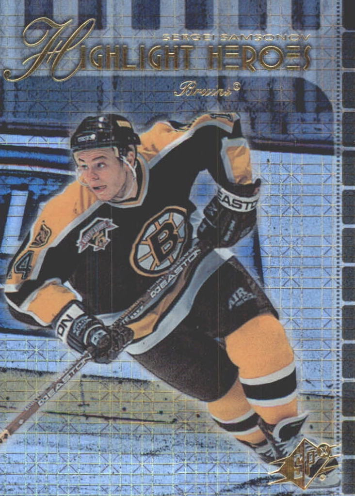 NHL 1999-00 SPx Hightlight Heroes - No HH2 - Sergei Samsonov