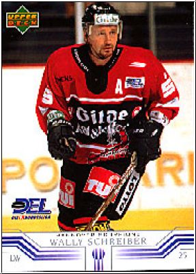 DEL 2001/02 Upper Deck - No 101 - Wally Schreiber