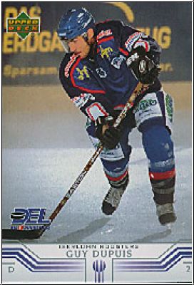 DEL 2001 / 02 Upper Deck - No 108 - Guy Dupuis