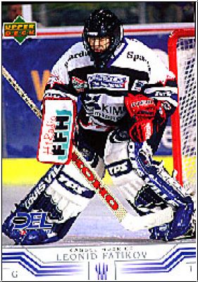 DEL 2001 / 02 Upper Deck - No 124 - Leonid Fatikov