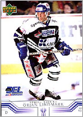 DEL 2001 / 02 Upper Deck - No 128 - Örjan Lindmark