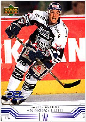 DEL 2001 / 02 Upper Deck - No 129 - Andreas Loth