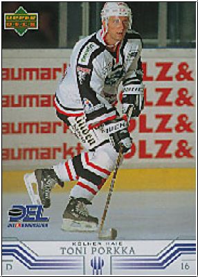 DEL 2001 / 02 Upper Deck - No 146 - Toni Porkka