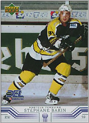 DEL 2001 / 02 Upper Deck - No 152 - Stéphane Barin