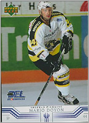 DEL 2001/02 Upper Deck - No 158 - Mario Doyon