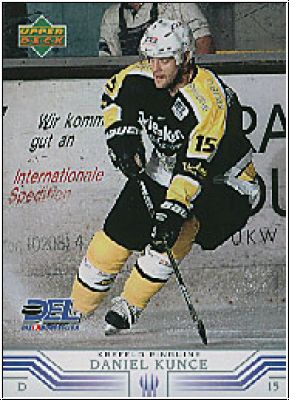 DEL 2001 / 02 Upper Deck - No 159 - Daniel Kunce