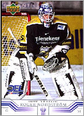 DEL 2001 / 02 Upper Deck - No 161 - Roger Nordström