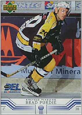 DEL 2001 / 02 Upper Deck - No 162 - Brad Purdie