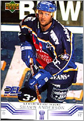 DEL 2001/02 Upper Deck - No 196 - Shawn Anderson