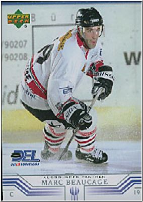 DEL 2001/02 Upper Deck - No 2 - Marc Beaucage