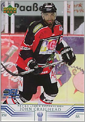 DEL 2001/02 Upper Deck - No 214 - John Craighead