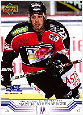 DEL 2001/02 Upper Deck - No 218 - Martin Hohenberger