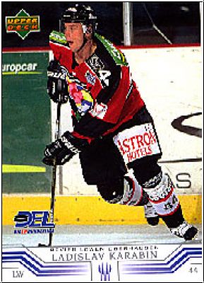 DEL 2001/02 Upper Deck - No 219 - Ladislav Karabin