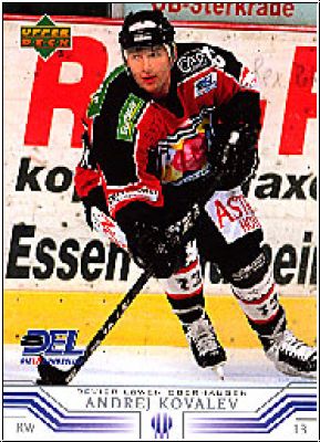 DEL 2001 / 02 Upper Deck - No 221 - Andrej Kovalev