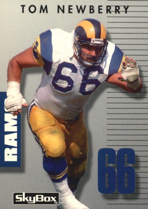 NFL 1992 SkyBox Prime Time - No 131 - Tom Newberry