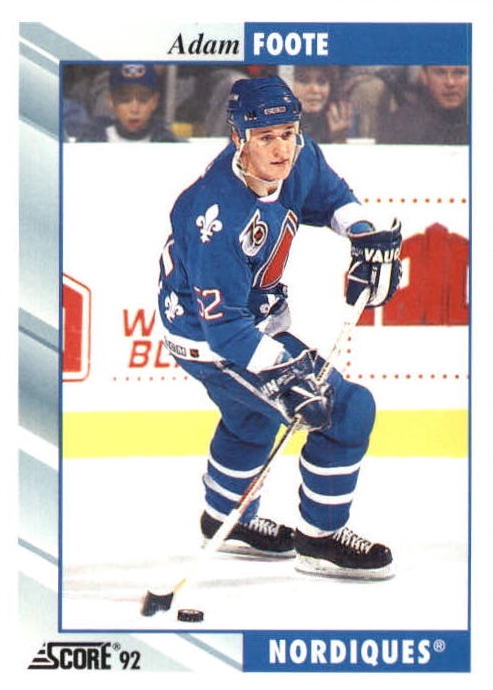 NHL 1992 / 93 Score - No 131 - Adam Foote