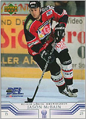 DEL 2001/02 Upper Deck - No 222 - Jason McBain