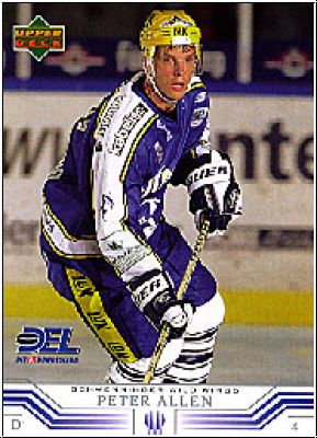 DEL 2001/02 Upper Deck - No 227 - Peter Allen