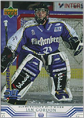 DEL 2001/02 Upper Deck - No 231 - Ian Gordon