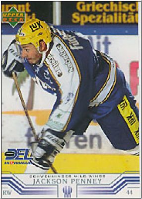 DEL 2001 / 02 Upper Deck - No 236 - Jackson Penney