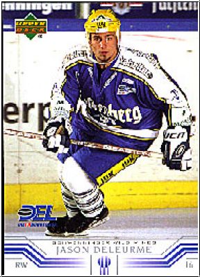 DEL 2001 / 02 Upper Deck - No 238 - Jason Deleurme