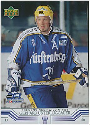 DEL 2001 / 02 Upper Deck - No 239 - Gerhard Unterluggauer