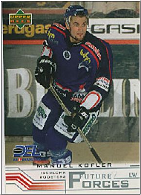 DEL 2001 / 02 Upper Deck - No 252 - Manuel Kofler