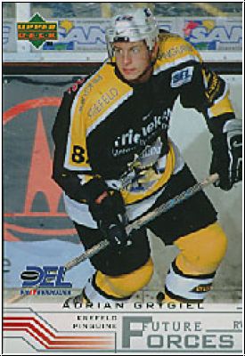 DEL 2001 / 02 Upper Deck - No 258 - Adrian Grygiel