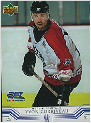 DEL 2001/02 Upper Deck - No 29 - Yvon Corriveau