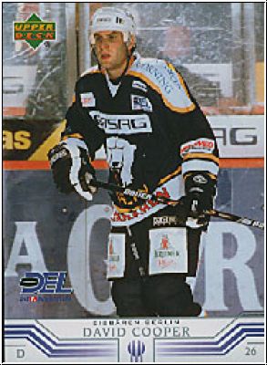 DEL 2001 / 02 Upper Deck - No 32 - David Cooper