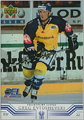 DEL 2001 / 02 Upper Deck - No 79 - Greg Evtushevski