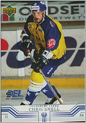 DEL 2001/02 Upper Deck - No 88 - Chris Snell