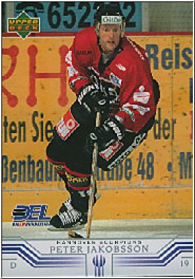 DEL 2001/02 Upper Deck - No 96 - Peter Jakobsson