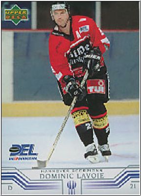 DEL 2001 / 02 Upper Deck - No 97 - Dominic Lavoie