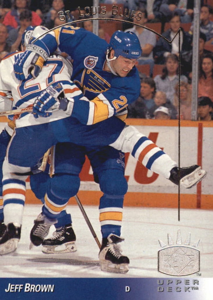 NHL 1993/94 Upper Deck SP Inserts - No 135 - Jeff Brown