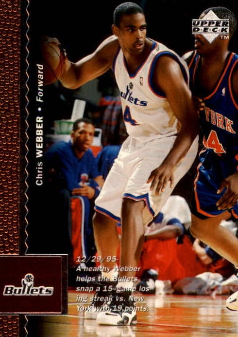 NBA 1996 / 97 Upper Deck - No 135 - Chris Webber