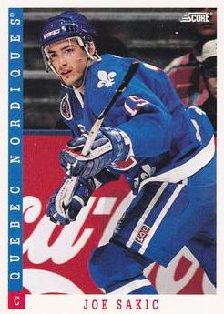 NHL 1993 / 94 Score - No 135 - Joe Sakic