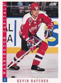 NHL 1993 / 94 Score Canadian - No 136 - Kevin Hatcher