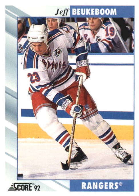 NHL 1992 / 93 Score - No 137 - Jeff Beukeboom